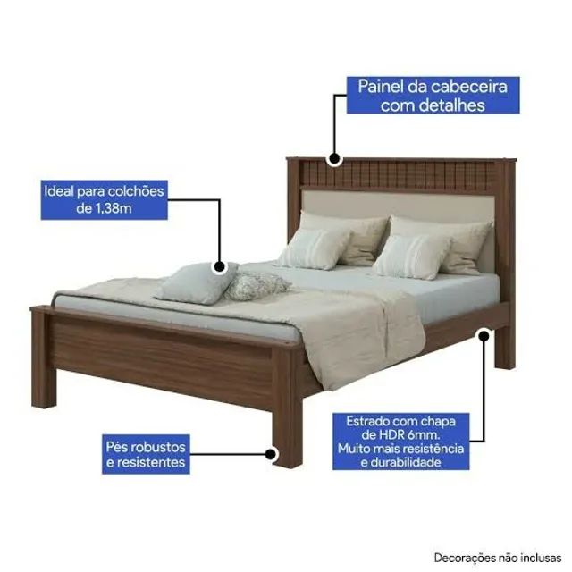 Cama casal athenas  - Foto 2