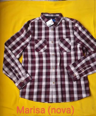 Camisas xadrez Marisa (nova) 8 anos  - Foto 2