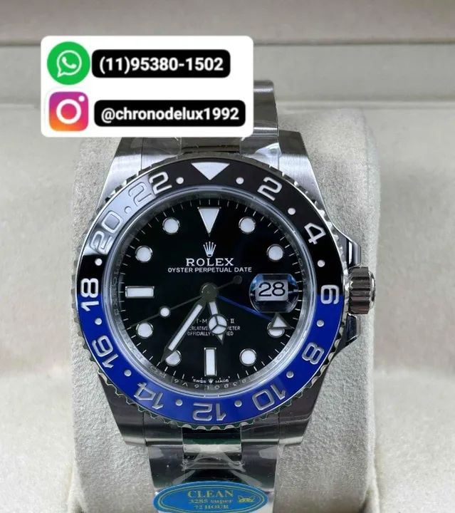 Relógio Rolex GMT Master II 126710BLNR Oyster