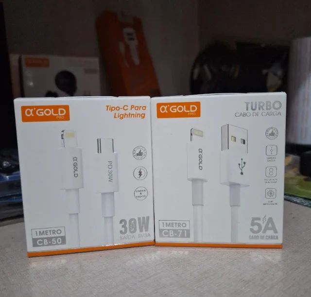 cabo para celular usb e tipos c para iphone Samsung etc aceitamos pix - Foto 3