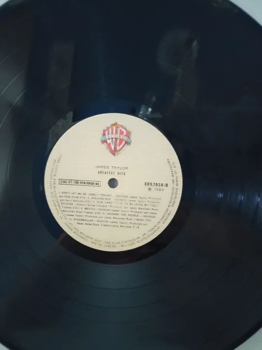 LP JAMES TAYLOR GREATEST HITS 1984 - Foto 4