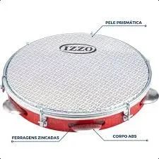 Juego De Enganches Para Pandeiro Izzo Percussion - Métrica 4, Ref. Iz1200
