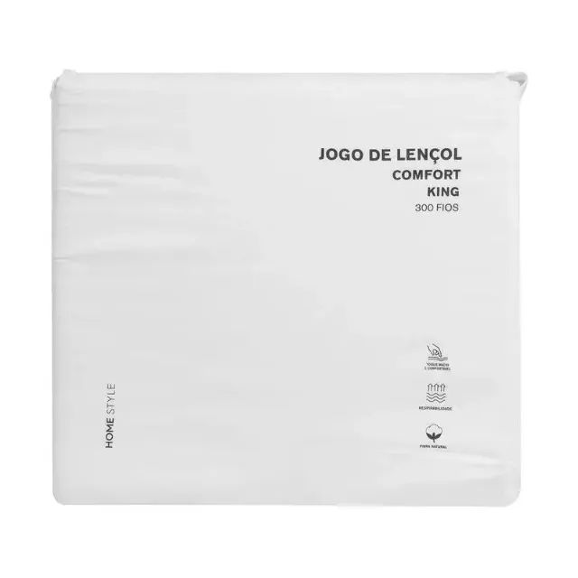 Jogo de Lençol Comfort King Home Style - Foto 3