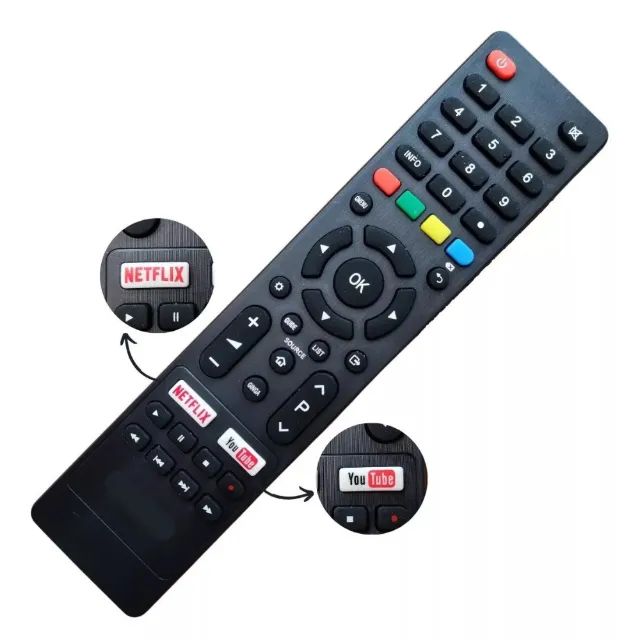 Controle Remoto Smart Tv 4k Philco Britania - Novo - Foto 3