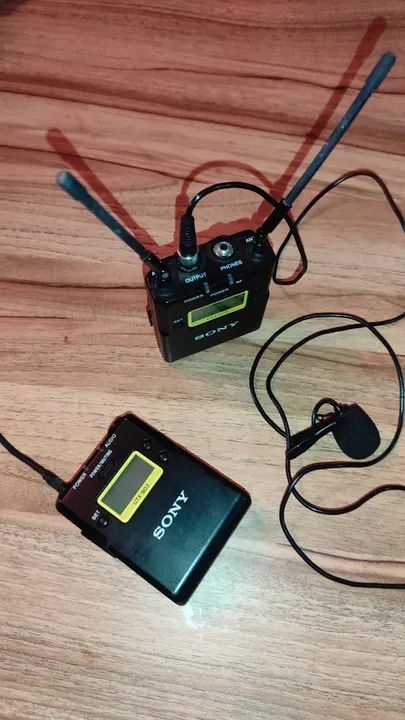 Microfone Lapela Sony Sem Fio - BLACK FRIDAY de 2500 POR 2000! - Foto 6