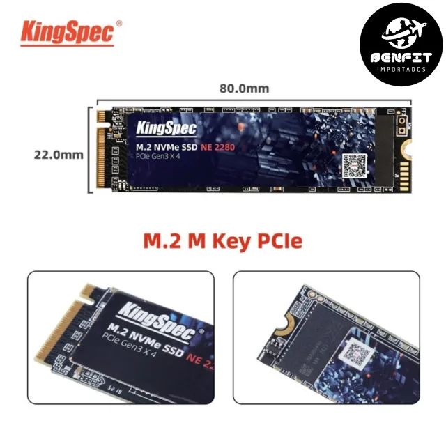 Ssd M.2 Nvme 128gb 256gb Pcie 3.0 Para PC Ou Notebook - Foto 2