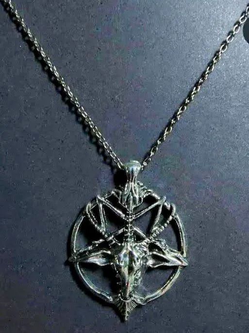 Pingente Baphomet jóia feminina 