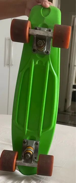 Skate DT pro curtir a vida retrô verde limão  - Foto 2