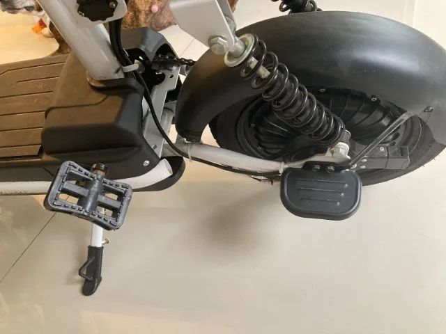 Bicicleta Bike Elétrica Scooter Cesto Não Precisa Cnh 350w - Foto 2