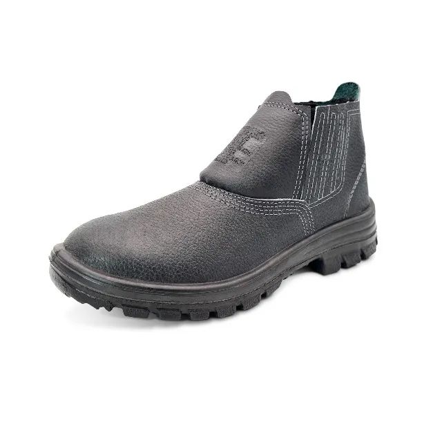 BOTA COURO 40 A 44 ELAST BICO PVC PRETA - Foto 3