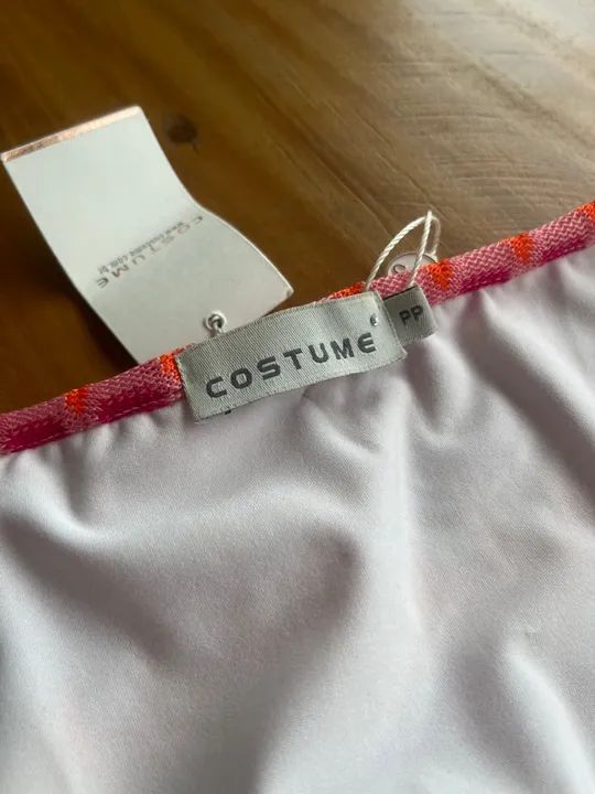 Vestido Costume rosa e laranja pp - Foto 4
