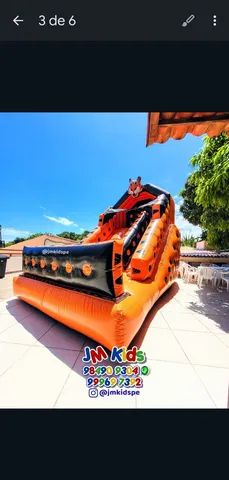 Aluguel de Pula Pula Piscina de Bolinhas Pipoca Algodão Doce Tobogã Inflável Cama Elástica - Foto 5