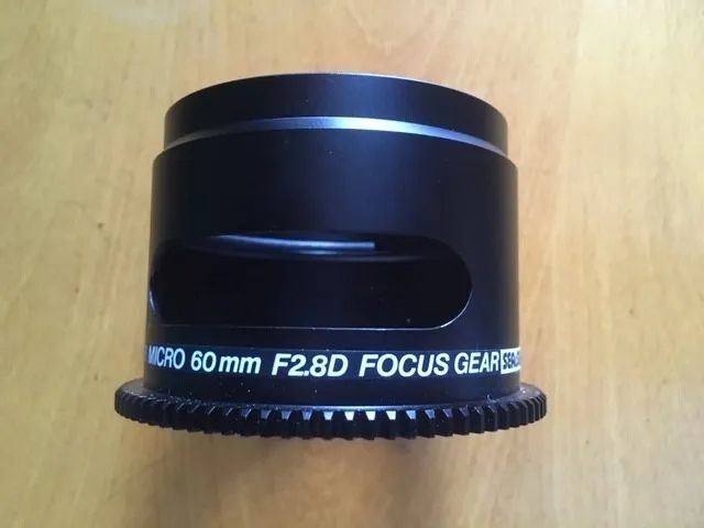 Anel de foco para lente Nikon 60 mm em caixa estanque Sea&Sea - Foto 2