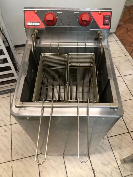 Fritadeira Dupla Croydon Industrial 8.0000w - Foto 5