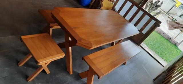 Conjunto Mesa de Churrasco Eucalipto  - Foto 5