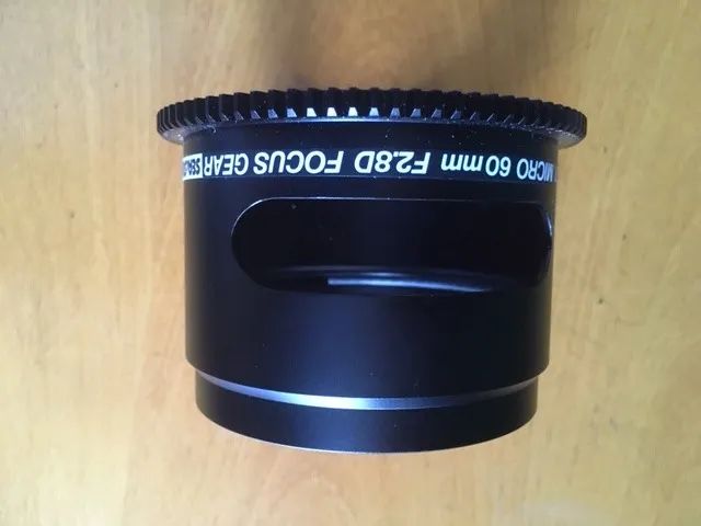 Anel de foco para lente Nikon 60 mm em caixa estanque Sea&Sea - Foto 3
