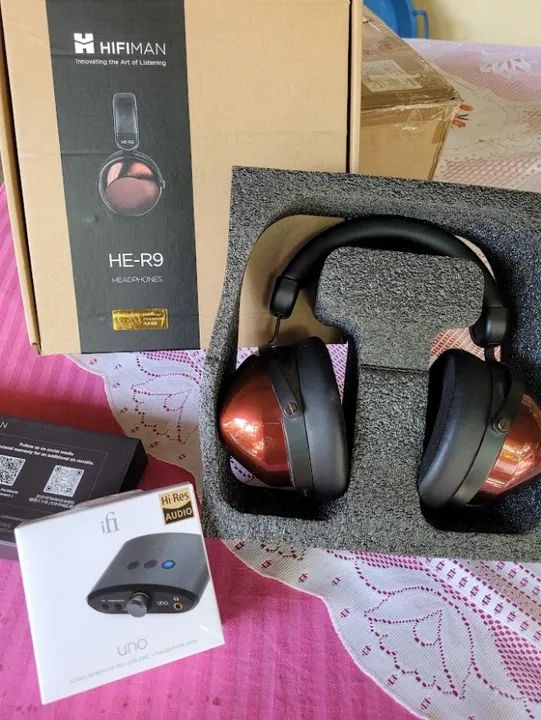 Hifiman R9 + Dac Amp Ifi Uno melhor preço da Net.  - Foto 2