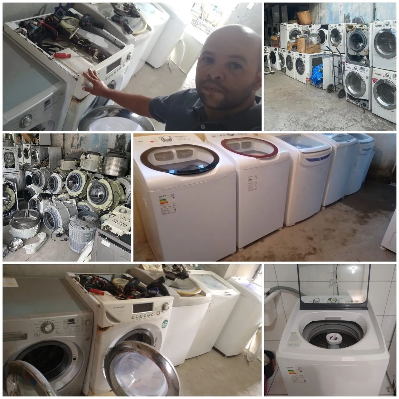 Assistência técnica em lave seca e máquina  peças 