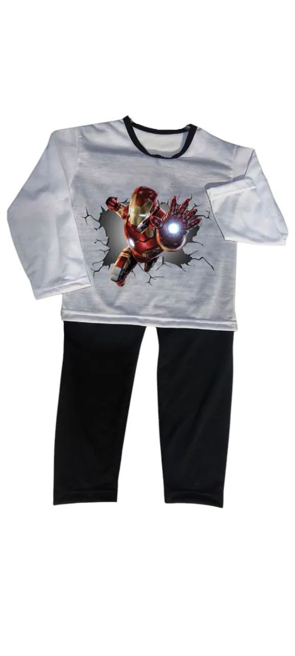 Conjunto pijama manga longa Infantil - Foto 3
