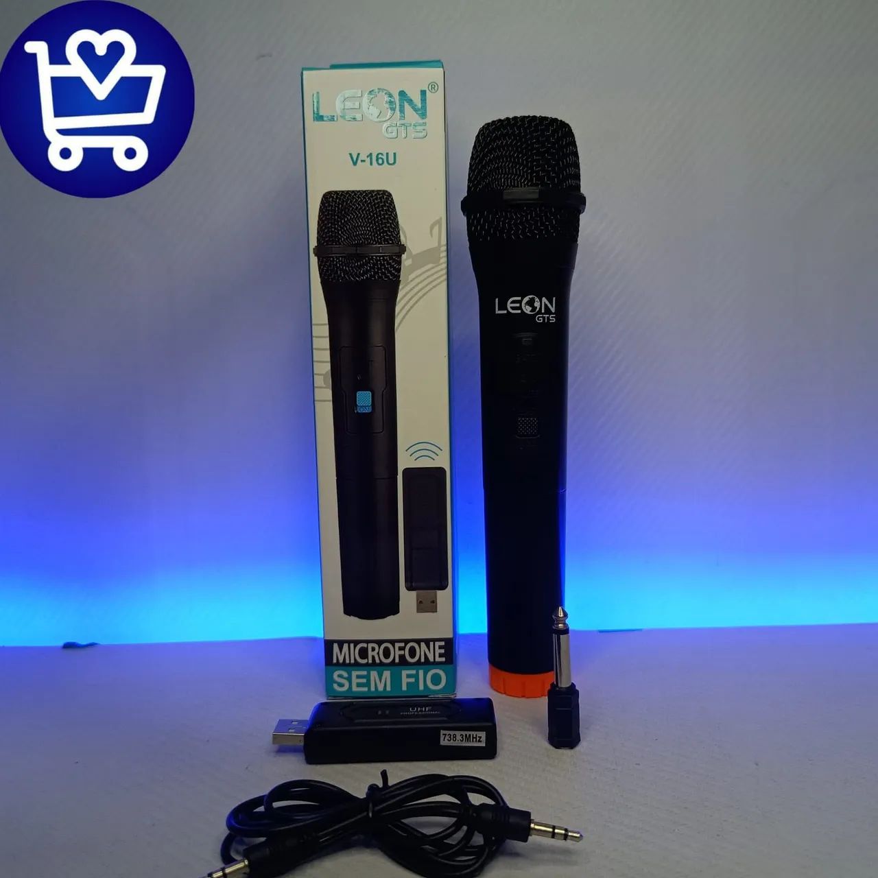 Microfone Sem Fio Leon GTS V-16U