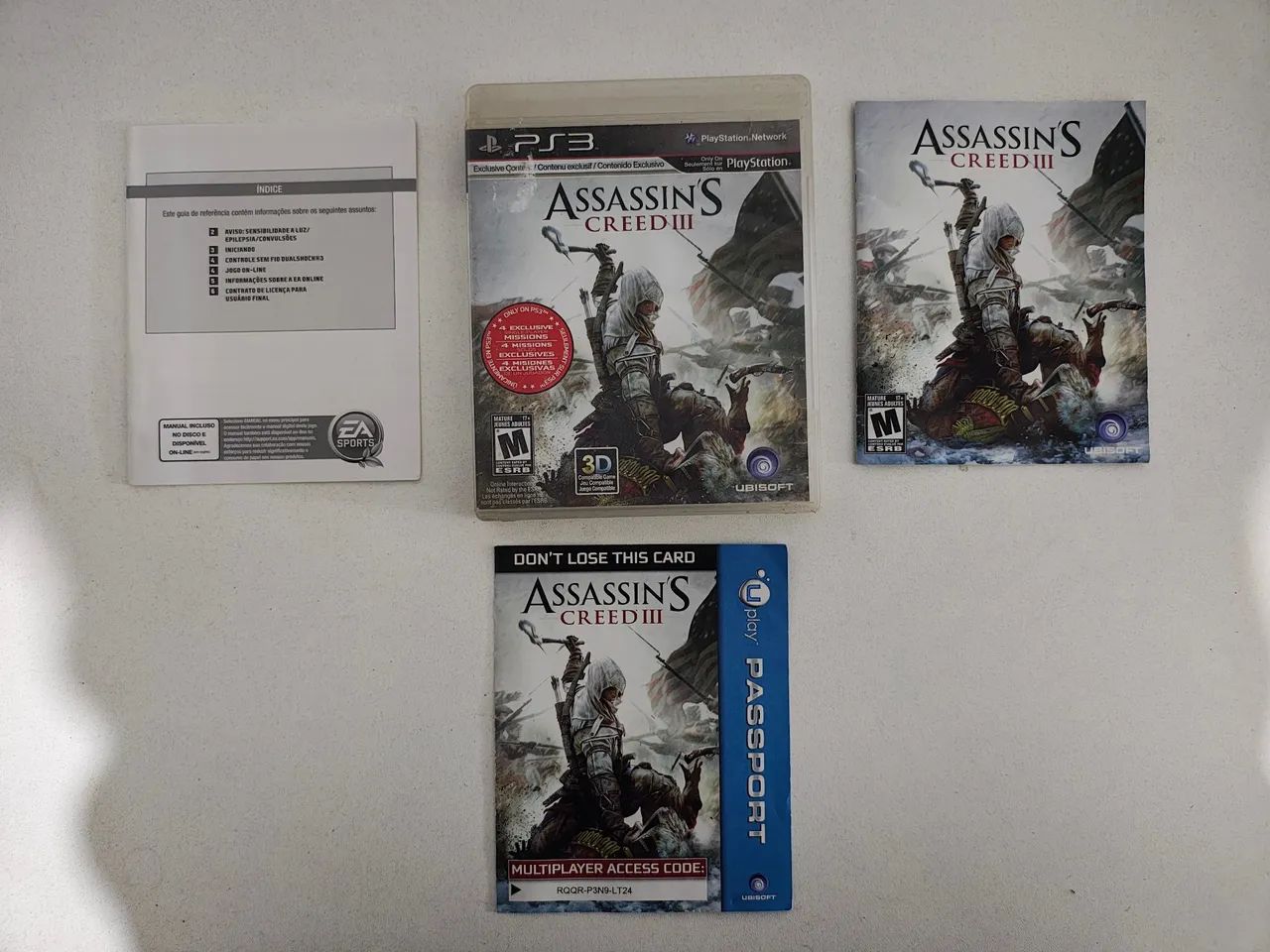 Assassin's Creed 3 - PS3 - Completo