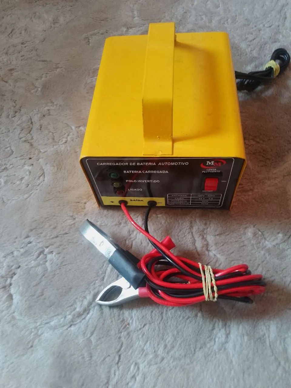 Carregador de bateria automotivo 12v 5ah