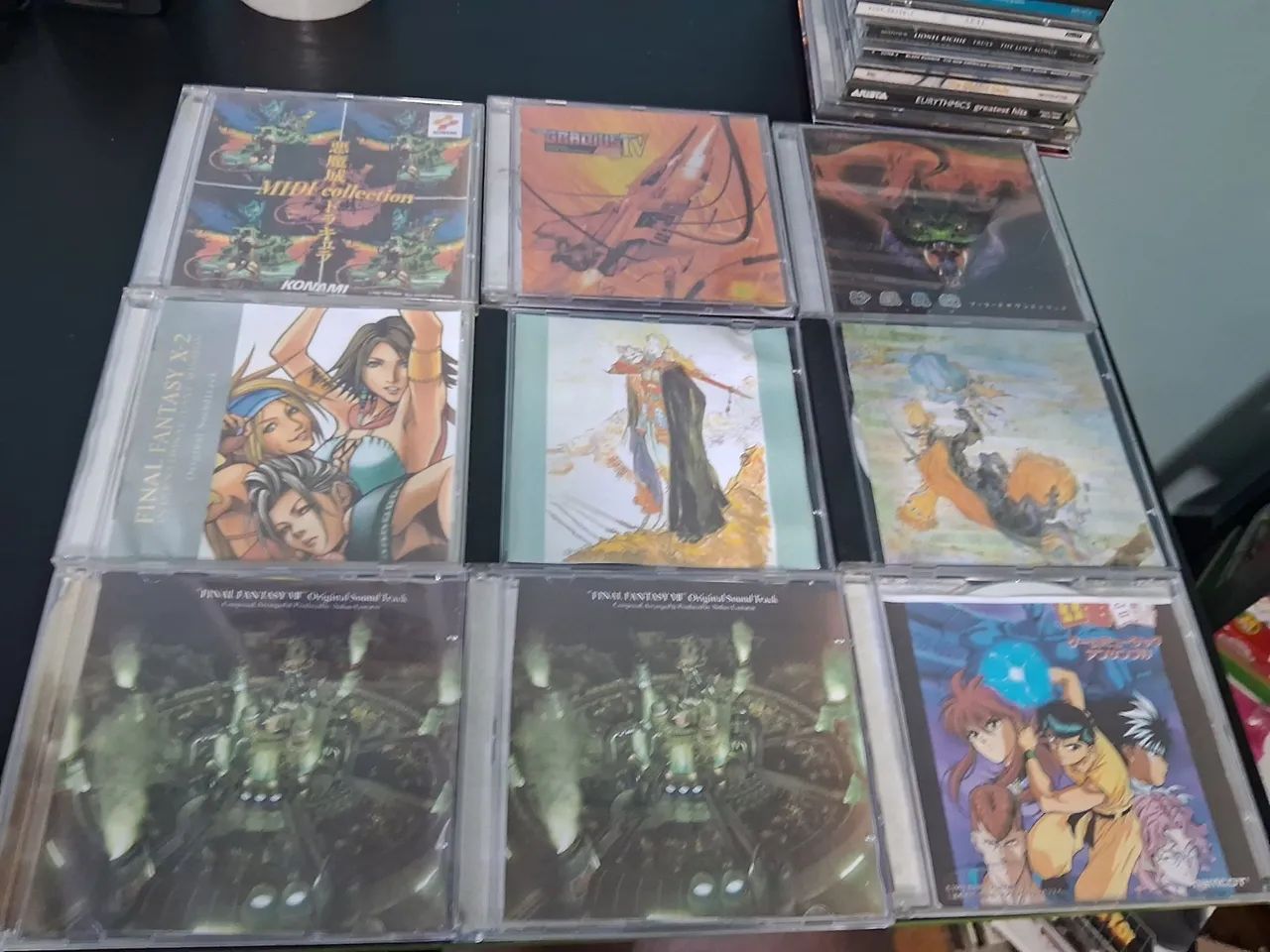 Coleção de CDs de trilhas sonoras de games