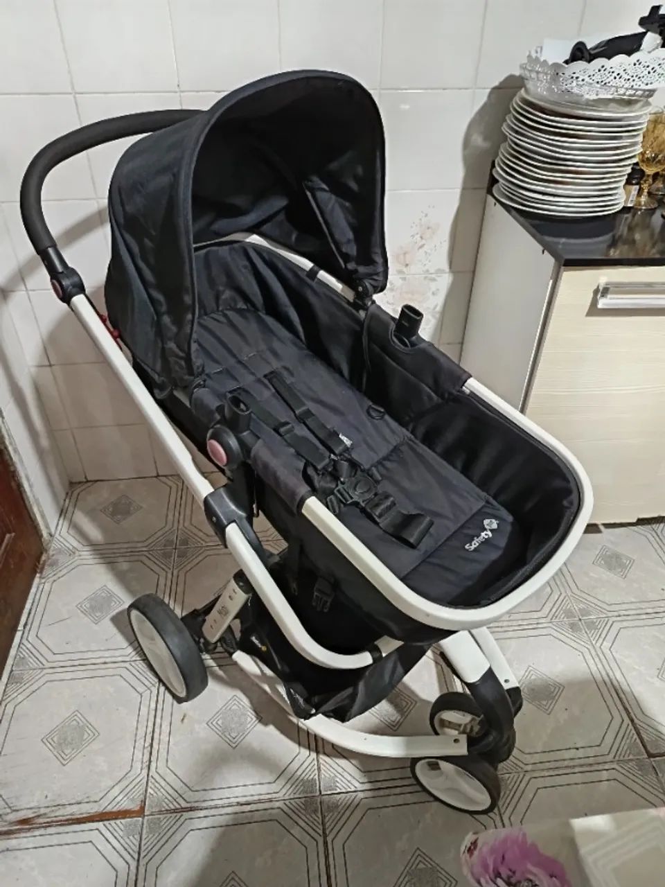 Carrinho de bebê safety com bebê conforto  - Foto 5