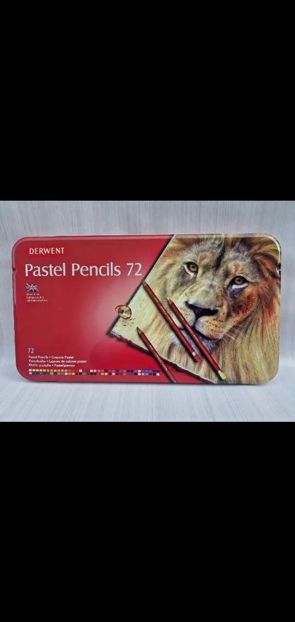 Lápis Pastel Derwent 72 Cores
