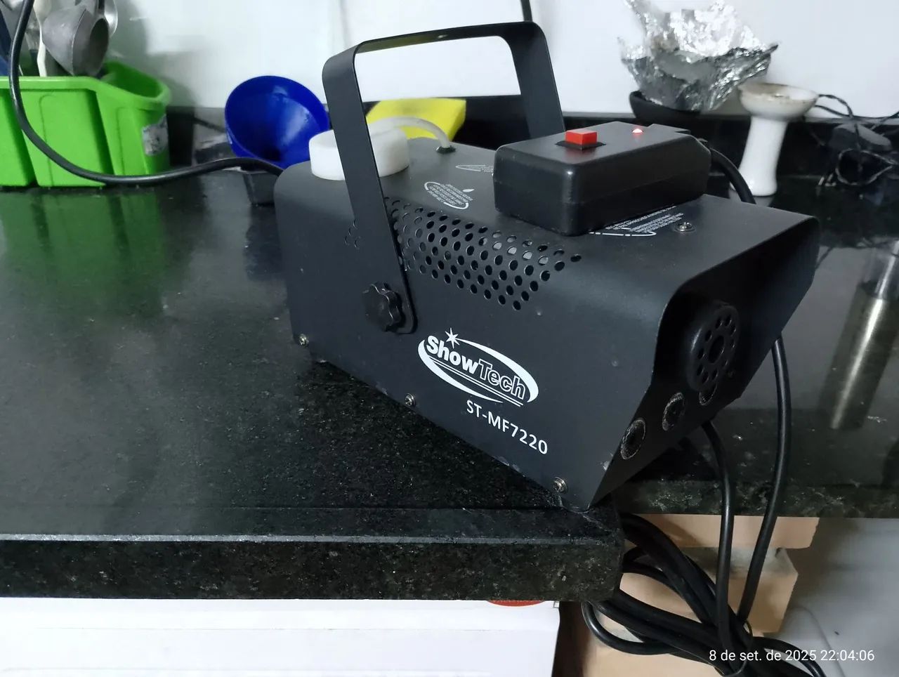 Máquina de fumaça semi nova e lâmpadas  - Foto 2