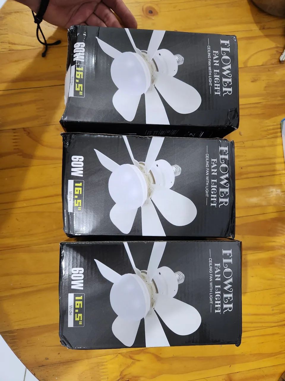 Ceiling Fan with LED Lamp and Remote Control