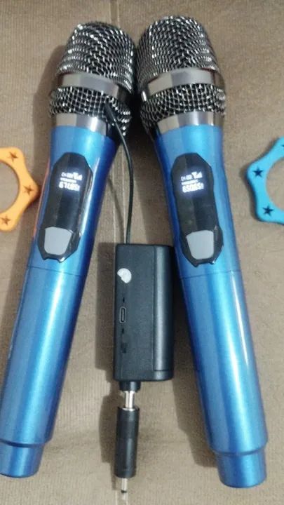 Microfone sem fio com bateria  - Foto 2