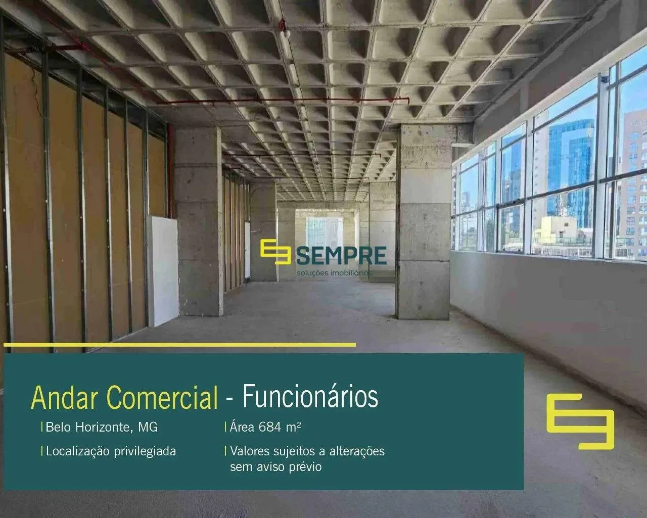 Aluguel de andar corporativo no History Corporate - Funcionários BH