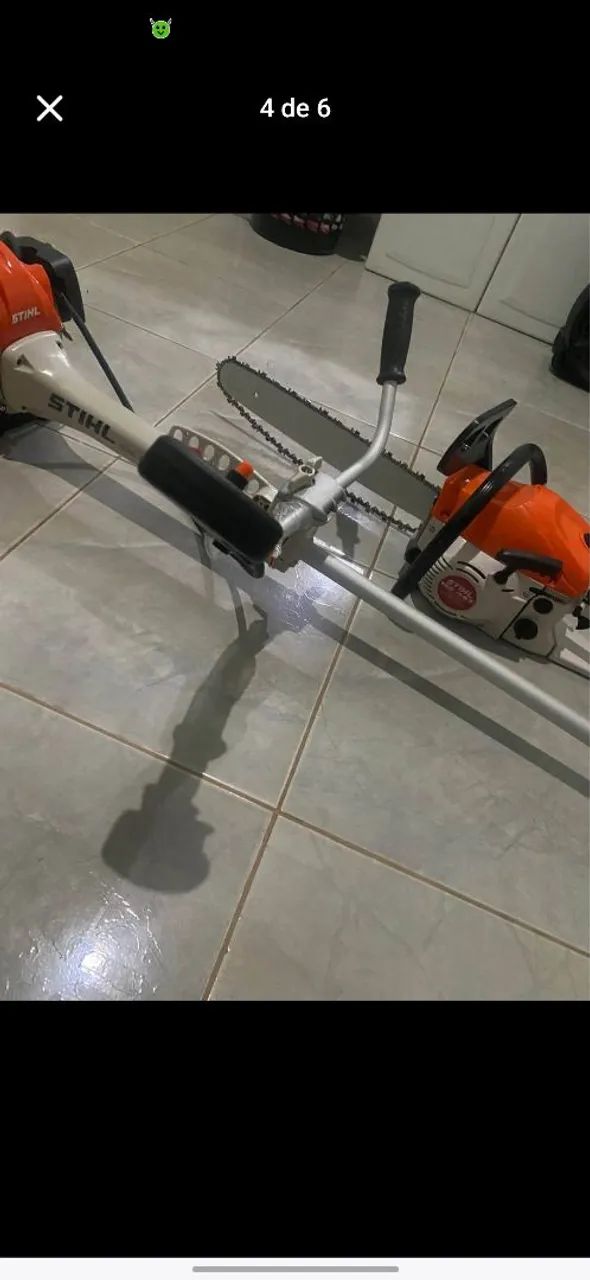 Roçadeira e motosserra Stihl