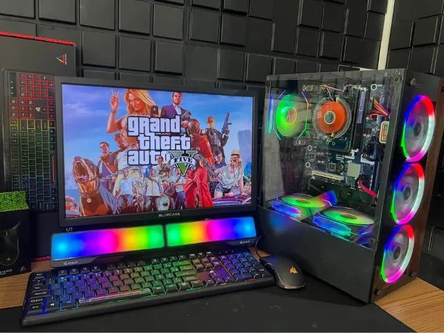 Pc Gamer de entrada com suporte para UPGRADE  BARATO COMPLETO
