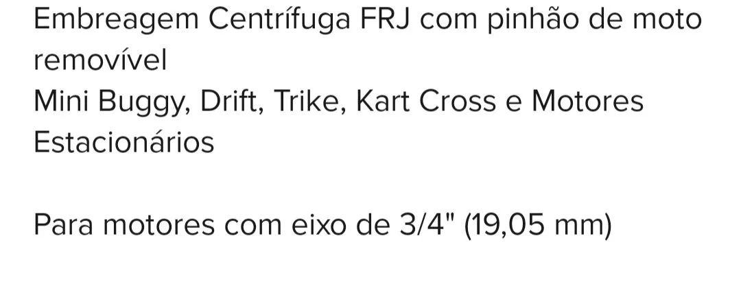 Embreagem Centrífuga Drift Kart. - Foto 5