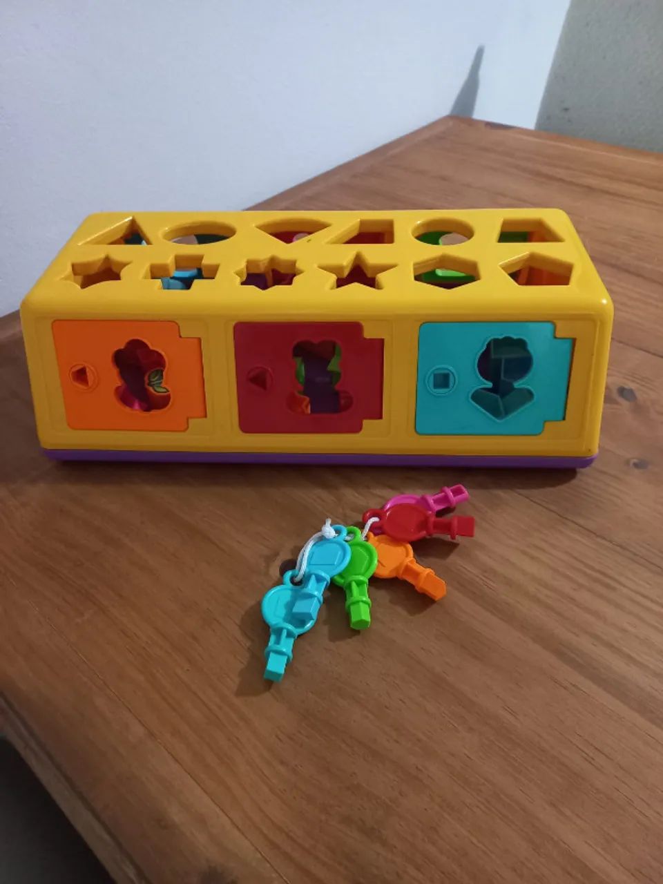 Brinquedo Educativo Caixa-Encaixa - Estrela. - Foto 2