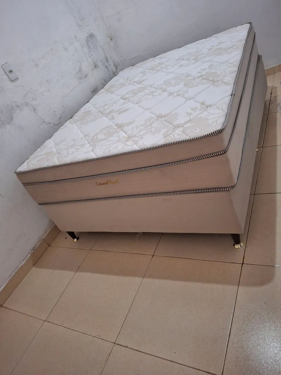 Cama Box Grand Sued molas ensacadas  - Foto 2