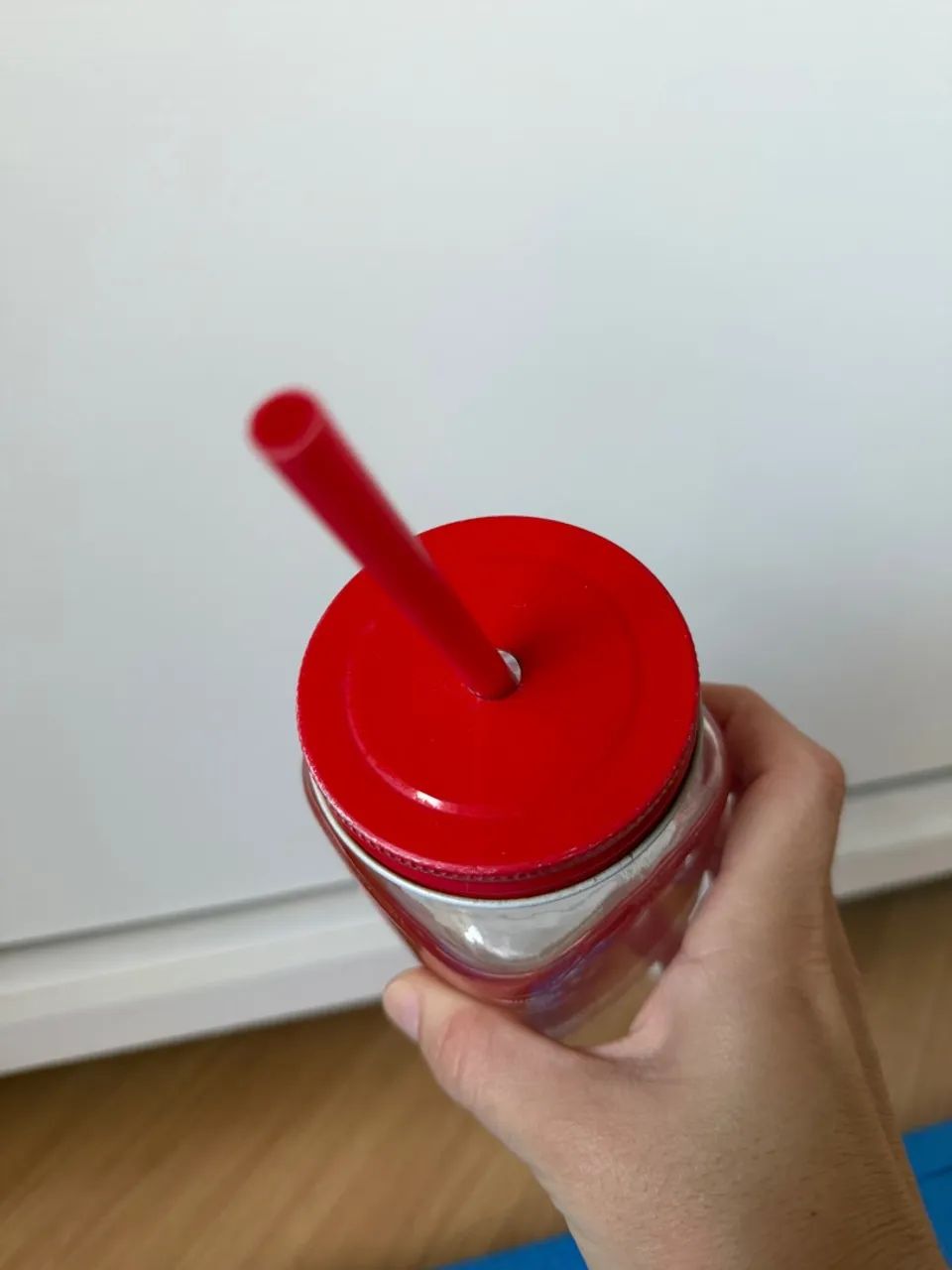Copo de vidro com canudo - Foto 3