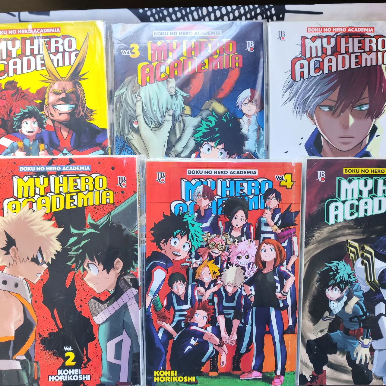 My Hero Academia Mangá 1 a 6