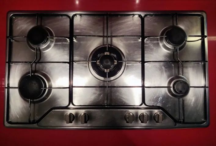 Cooktop 5 Bocas a Gás Importado Falmec Chama Tripla Inox  - Foto 3
