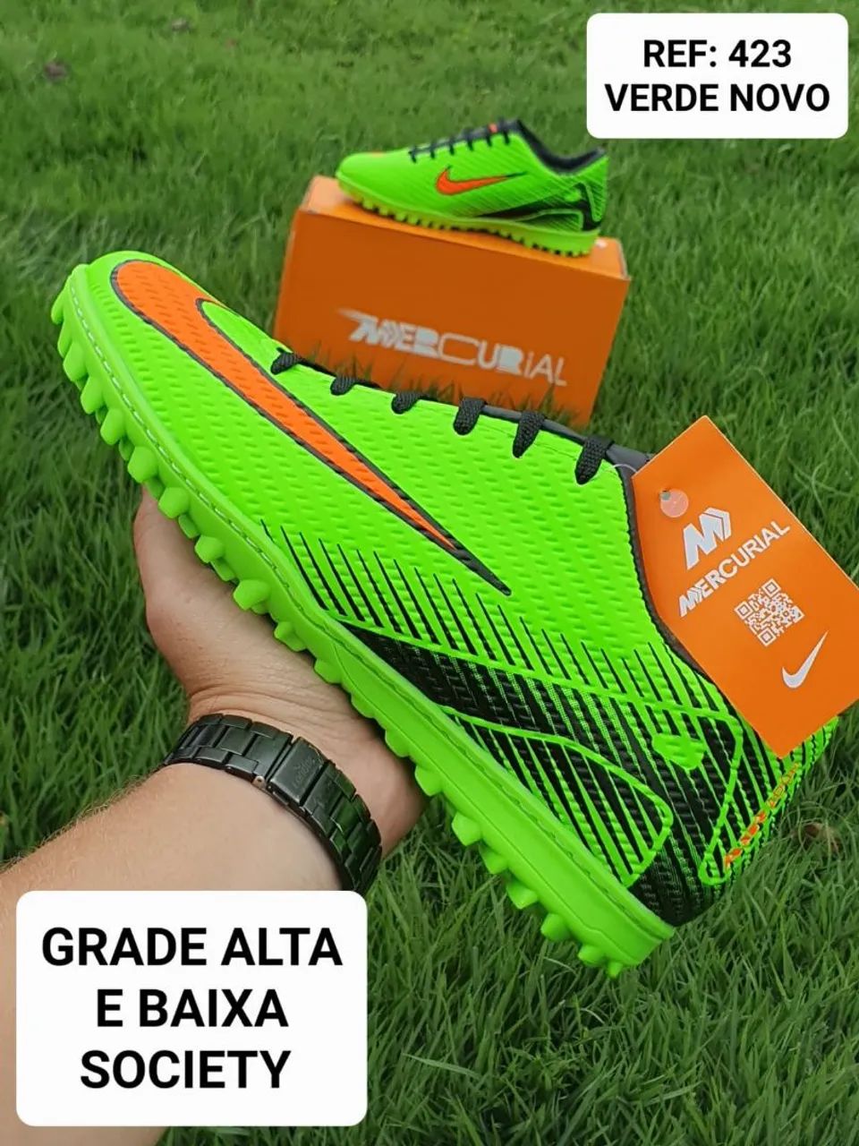 Chuteira Nike Mercurial Society Verde