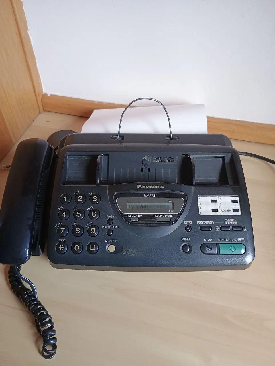 Fax Panasonic KX-FT21 Usado 