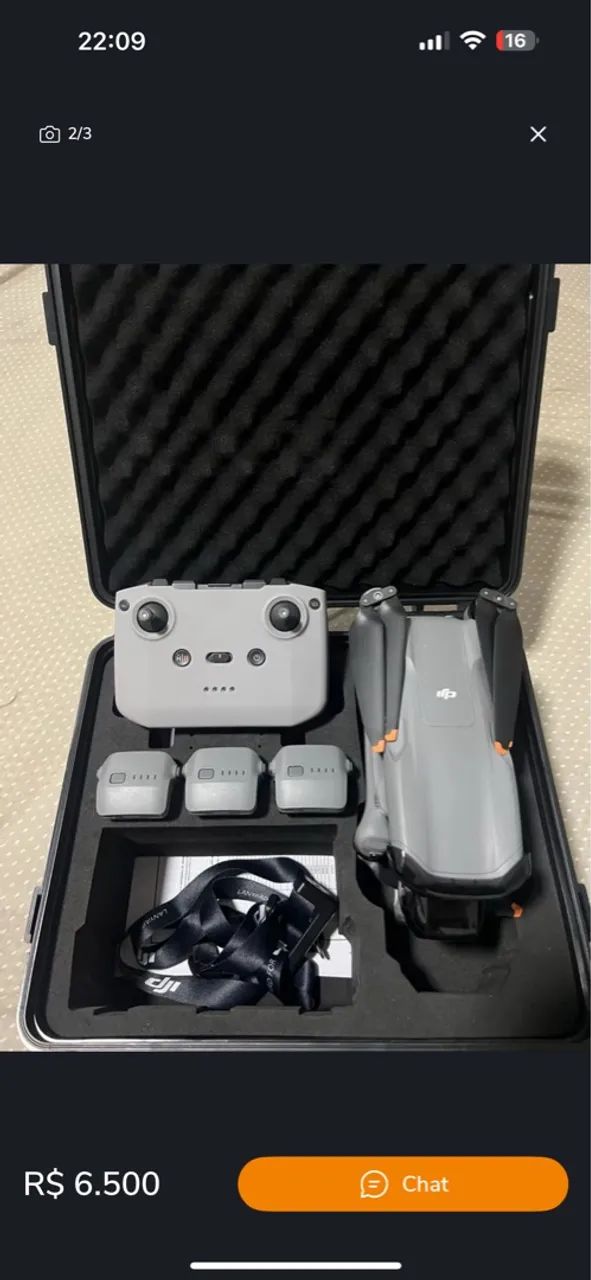 Drone Dji Air 3s Standard - fly more combo - zero