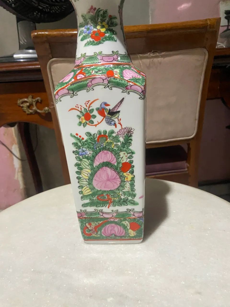 Vaso chinês quadrado perfeito 30 cm raridade  - Foto 2