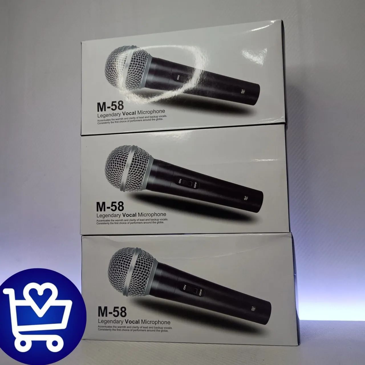 Microfone Vocal M-58 Profissional - Foto 2