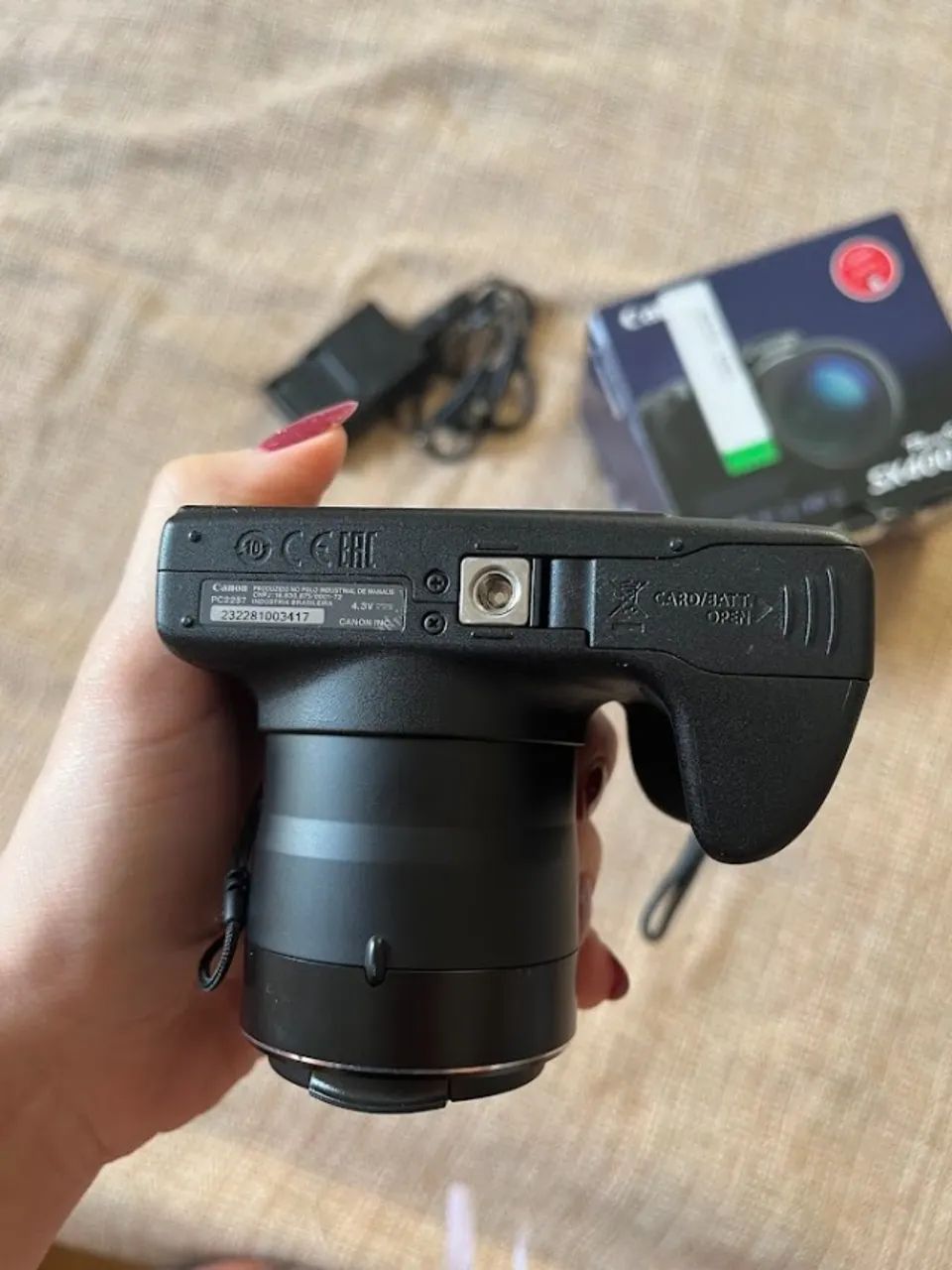 câmera fotográfica canon power shot sx400 is - Foto 3