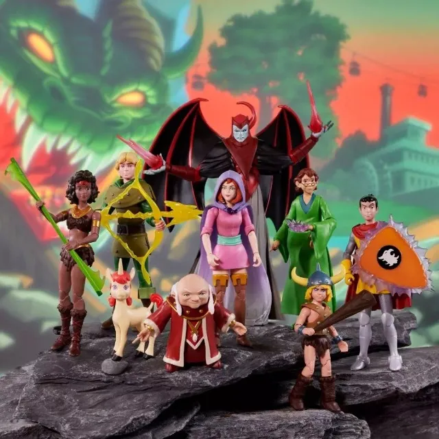 Caverna do Dragão Hasbro - Dungeons and Dragons - Set Completo