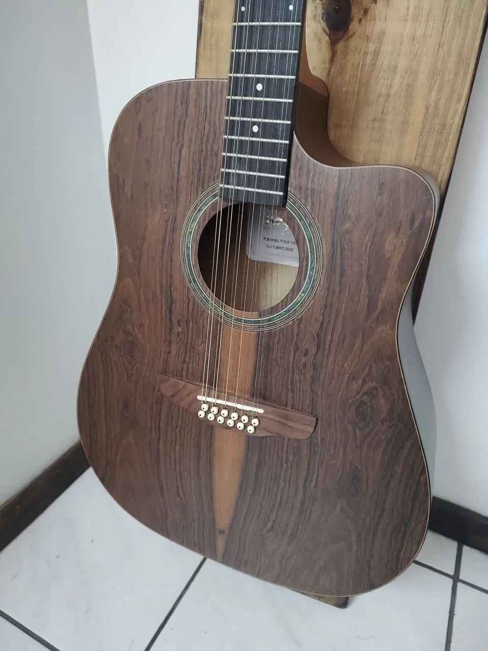 Violão Rozini 12 Cordas Presença Brasil Folk RX415 A.T.F.CT - Foto 4