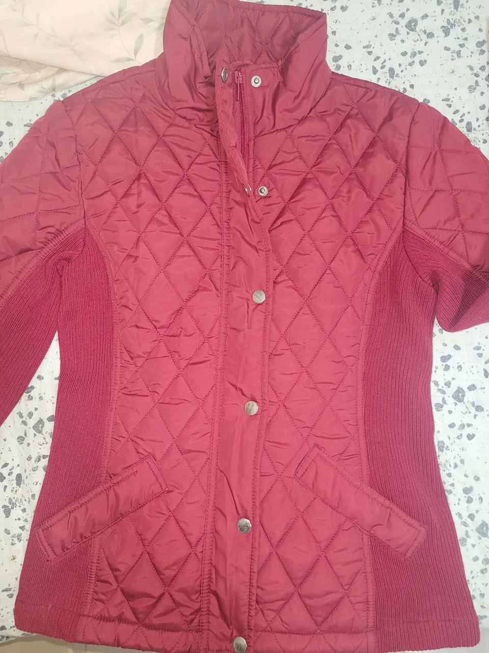 Casaco Feminino Rosa Acolchoado